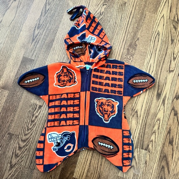 Handmade Other - Chicago Bears fleece baby bunting
